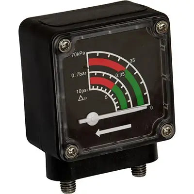 Differential Pressure Gauge for Coalescer – Compressed Air Filter Monitoring Gauge