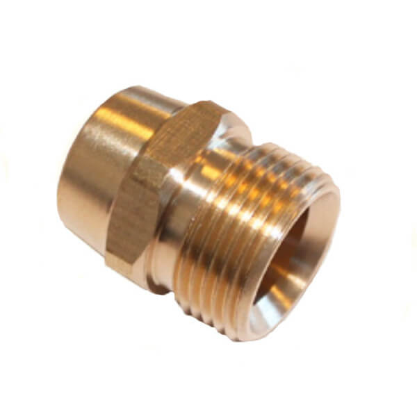 Hydro Tek DQ74F Twist Coupler Plug – 1/4" FPT x M22 Male