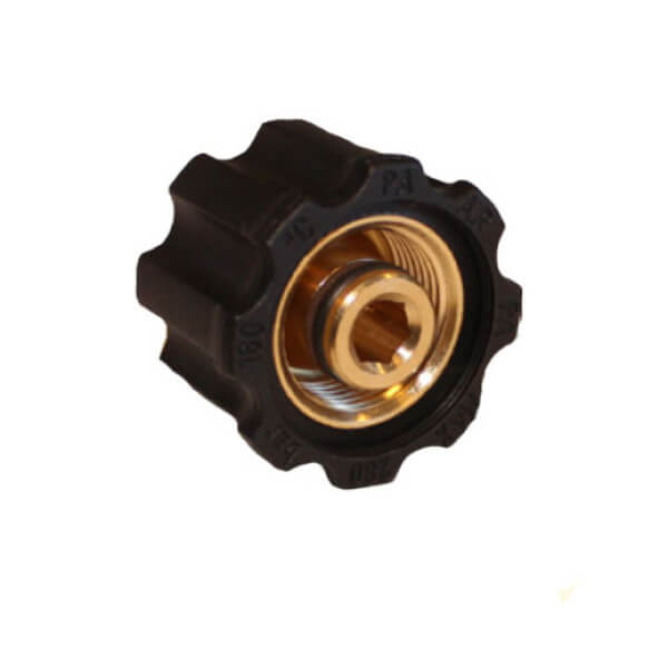 Hydro Tek DQ74T Twist Coupler Socket – M22 x 1/4" MPT