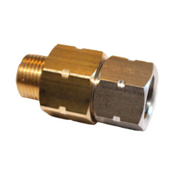Hydro Tek DR053 Swivel – 3/8" FPT x 3/8" FPT, 250°F Rated