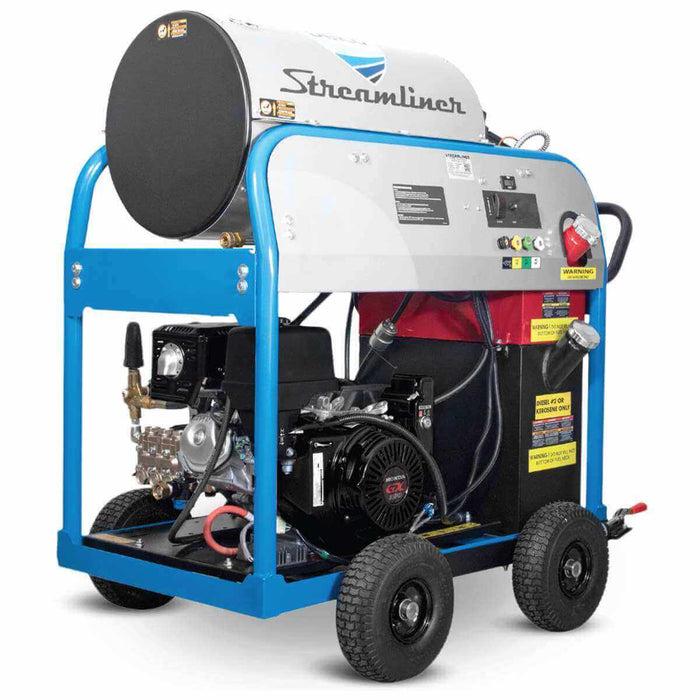 Delco DSL4040242EDC1 Streamliner Series Hot Water Pressure Washer – 4000 PSI, 4.0 GPM, Honda GX390 Engine