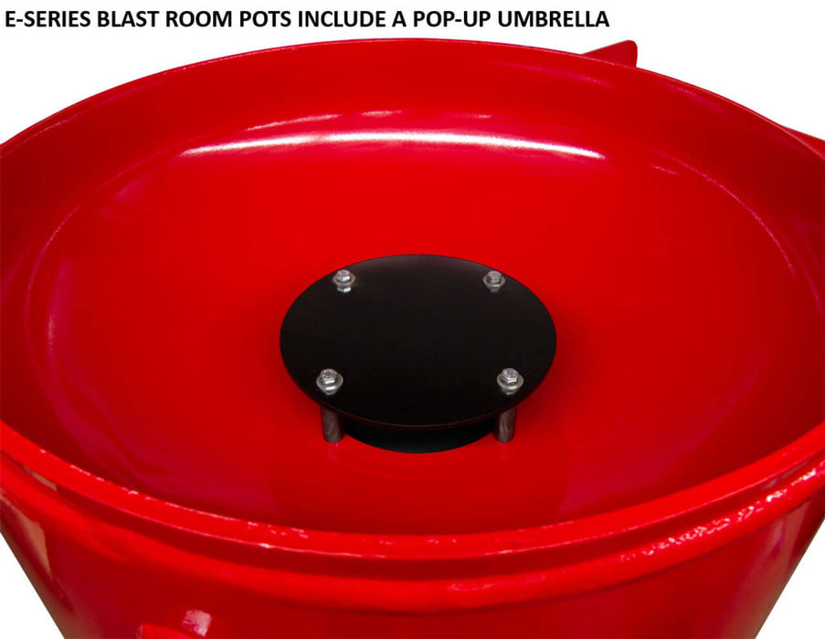 6.5 cu ft E-Series Blast Room Blast Pot – Electric 12 VDC Pressure Release System, 150 PSI, Industrial Abrasive Blasting Machine