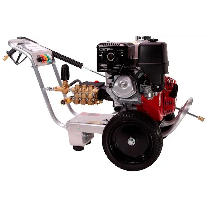 Pressure-Pro Eagle II Cold Water Pressure Washer – 4000 PSI, Honda GX390 Gas Engine, General Pump, Aluminum Frame
