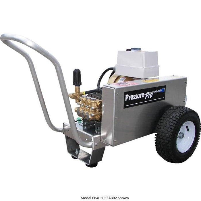 Pressure-Pro Eagle Series Electric Pressure Washer – 4.0 GPM @ 3000 PSI, 7.5 HP, 230V Three Phase, AR Pump, V-Belt Drive