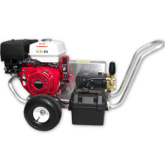 Pressure-Pro EB4040HGE-20 Pressure Washer – 4.0 GPM @ 4000 PSI, Honda GX390 Gas Engine, GP Pump