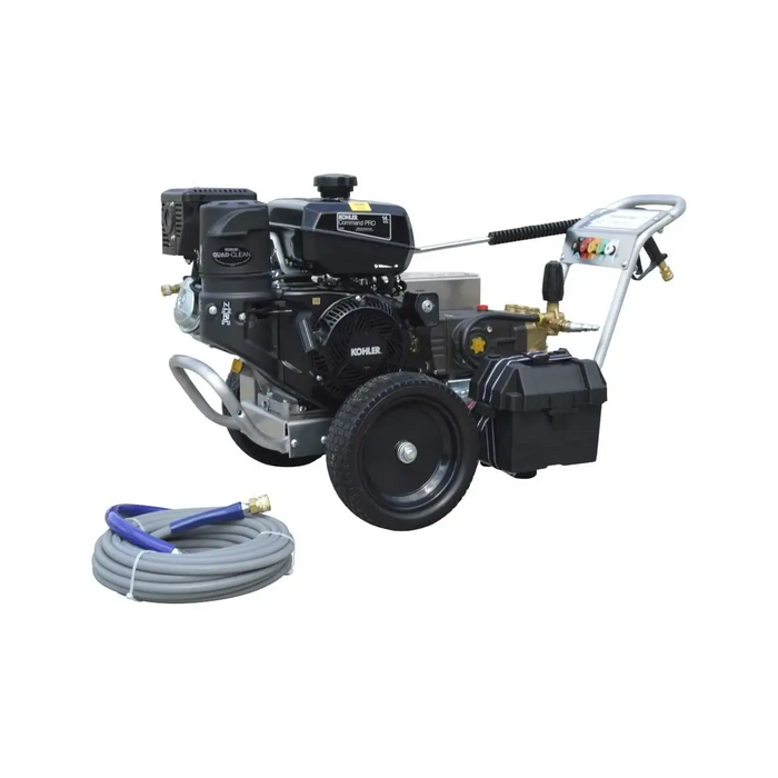 Pressure-Pro Eagle II Cold Water Pressure Washer – 4.0 GPM @ 4000 PSI, Kohler Gas Engine, General Pump, Aluminum Frame
