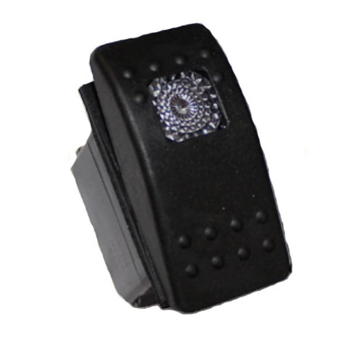 Hydro Tek Lighted Rocker Switch – 110V – Clear Lens – OEM Replacement Part – EC411