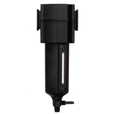 1/2" Manual Moisture Trap Filter – 5 Micron Plastic Air Filter – Pneumatic & Abrasive Blasting