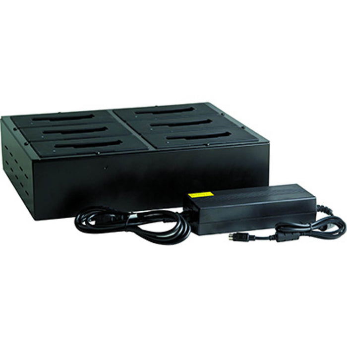 Bullard EVA Six-Port Gang Charger – Multi-Bay Charger for EVA & EVAHL PAPR Batteries