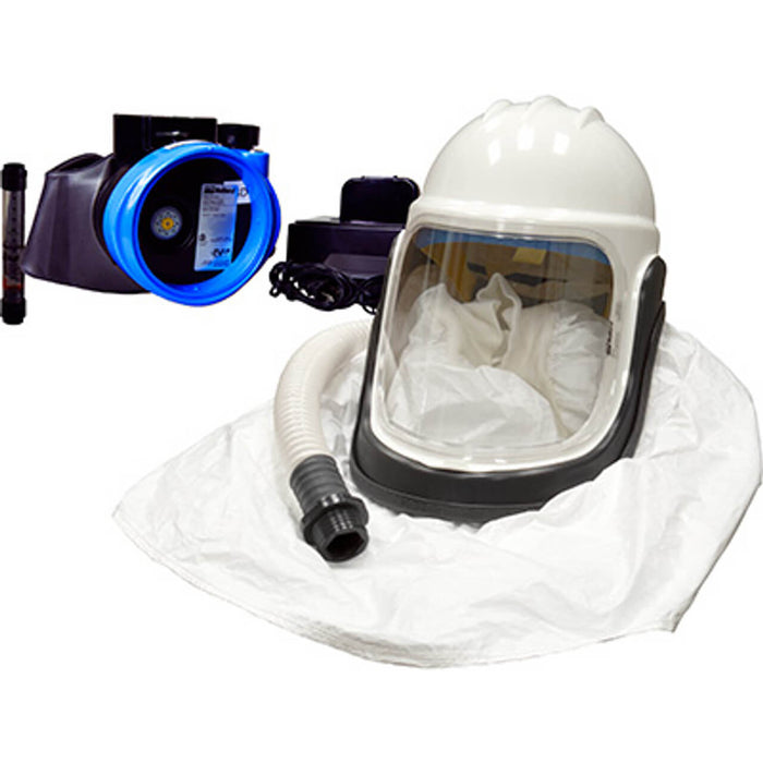 Bullard HMXi EVAHL Hazardous Locations PAPR – Belt-Mounted Powered Respirator, Type C, Tychem 2000 (QC) Shroud