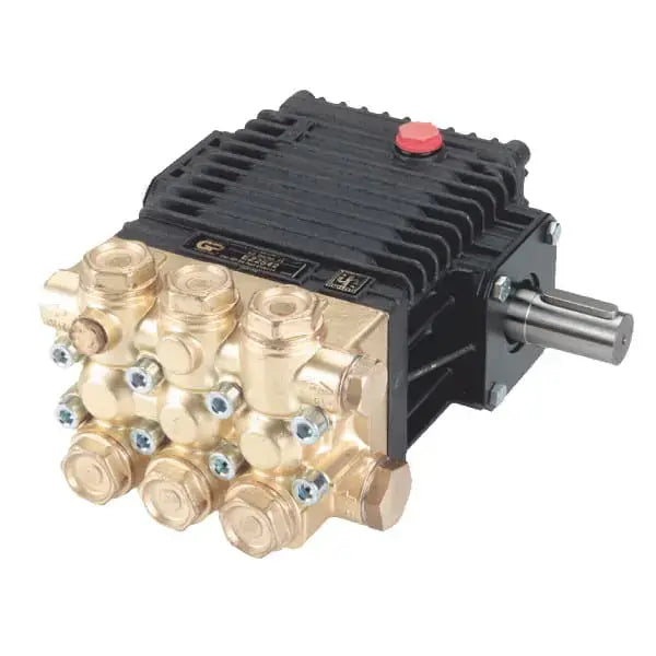 EZ2545S Triplex Pump – 4.6 GPM @ 2500 PSI @ 3400 RPM, 24mm Solid Shaft