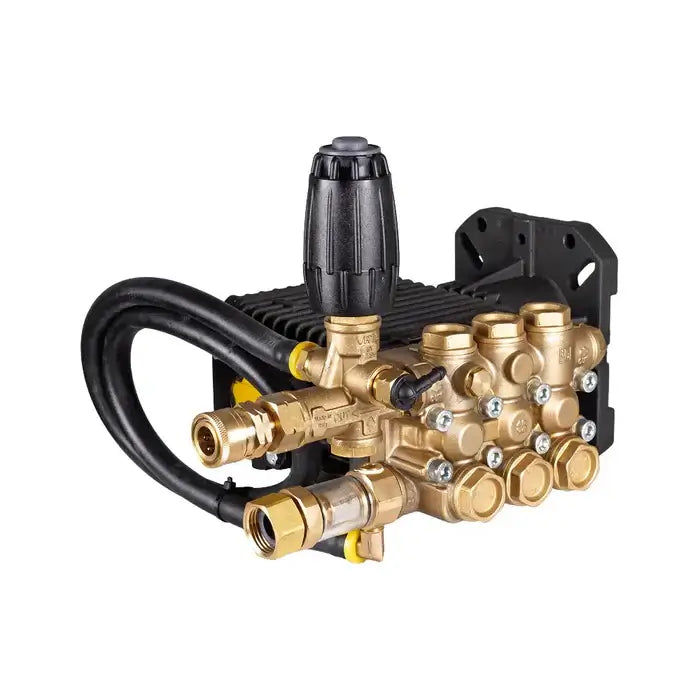 EZ4040G Triplex Pressure Washer Pump – 4.0 GPM @ 4000 PSI, 3400 RPM, 1″ Hollow Shaft