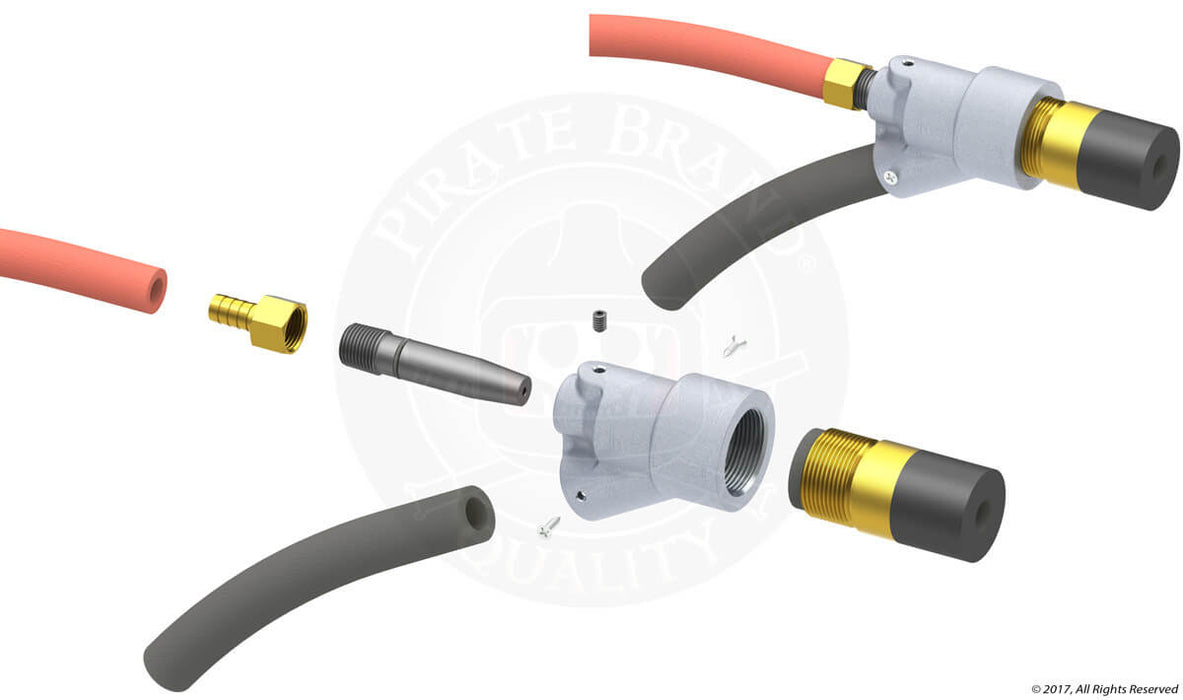 #1 Blasting Gun – 3/8″ Boron Nozzle with 5/32″ Air Jet