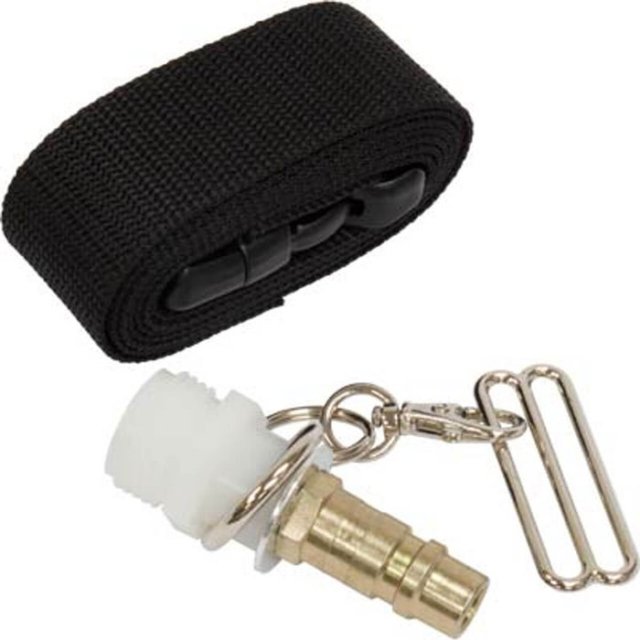 Bullard F35 Constant Flow Quick-Disconnect Nipple – 1/2″ Industrial Interchange, For Free Air Pumps (Includes Belt)