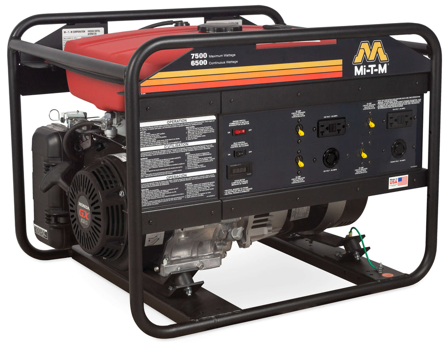 Mi-T-M 7,500-Watt Gasoline Generator – Model GEN-7500-0MH0
