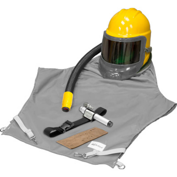 Bullard GenVX (GVX) Compressed Air Respirator – Type CE, 28″ Cape (28VX), AC1000 Cool Tube, 1/4″ Industrial Interchange