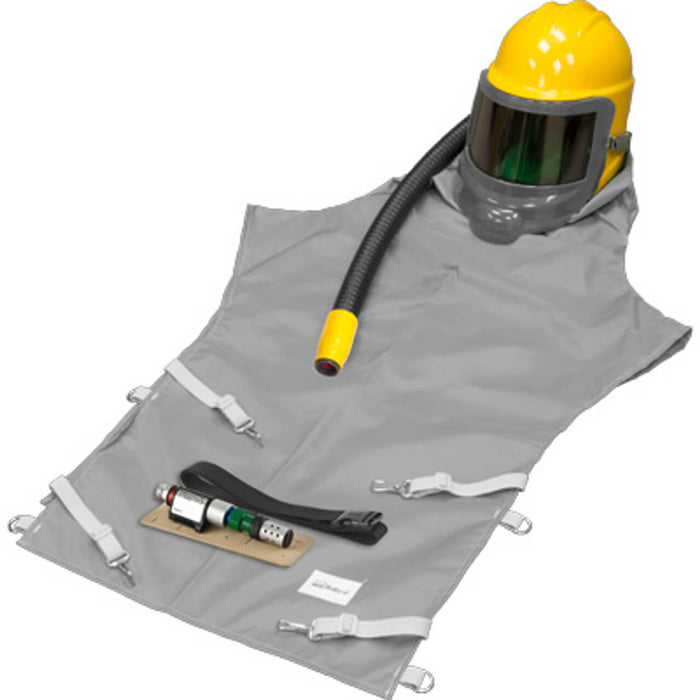 Bullard GenVX (GVX) Compressed Air Respirator – Type CE, 38″ Cape (38VX), HC2400 Hot/Cold Tube, 1/4″ Industrial Interchange