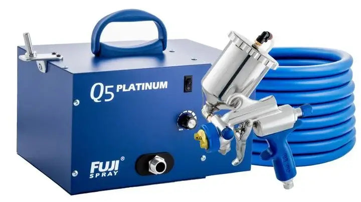 Fuji Spray Q5 PLATINUM HVLP Spray System – Quiet Turbine with GXPC Gravity Gun