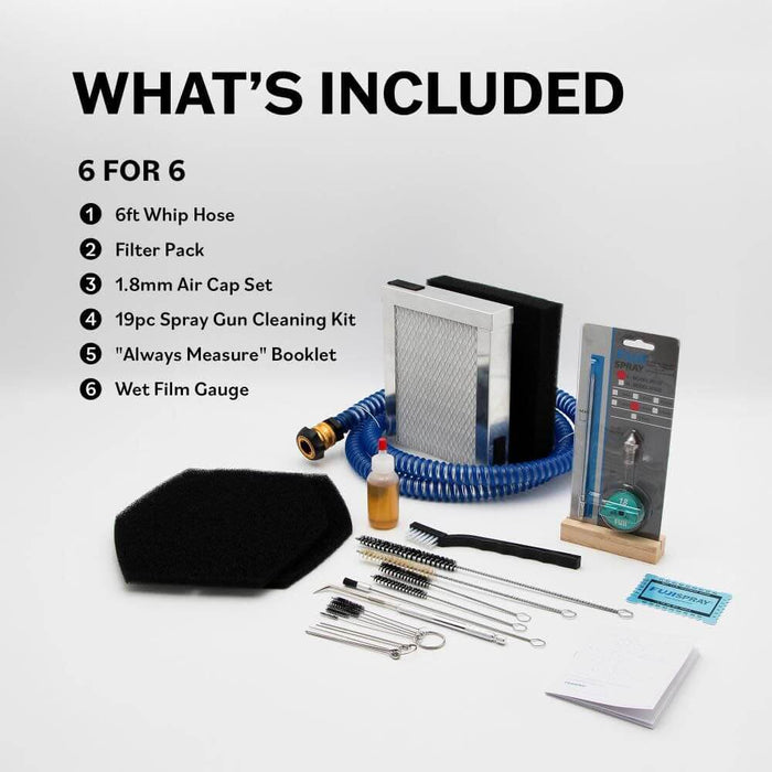 Fuji Spray D6 Diamond 6 GXPC HVLP Spray System – Professional Paint Sprayer Kit