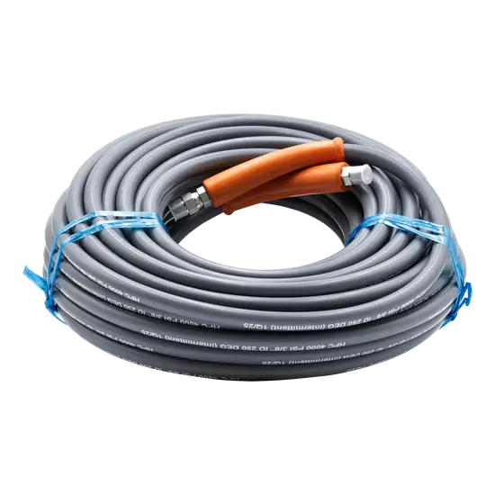 Gladiator Smooth 4000 Gray Pressure Washer Hose – 3/8" x 100', 250°F