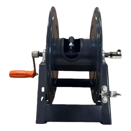 Gladiator 300' A-Frame Powder-Coated Hose Reel with Swivel – 3/8" Pressure Washer Hose Reel