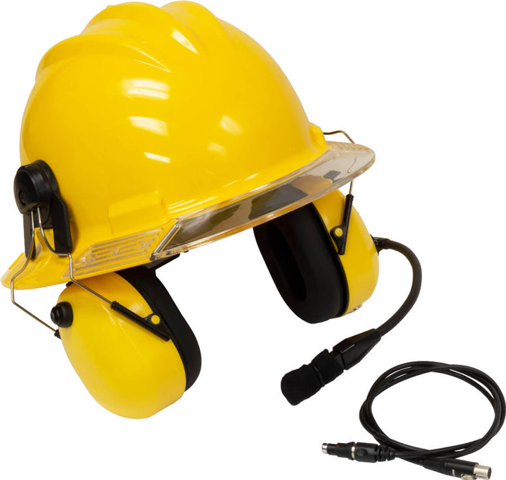 Bullard BCX Communication System – Noise-Canceling Muff Mic for Hard Hats
