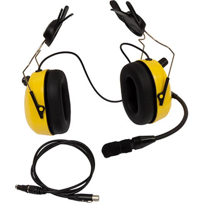 Bullard BCX Communication System – Noise-Canceling Muff Mic for Hard Hats