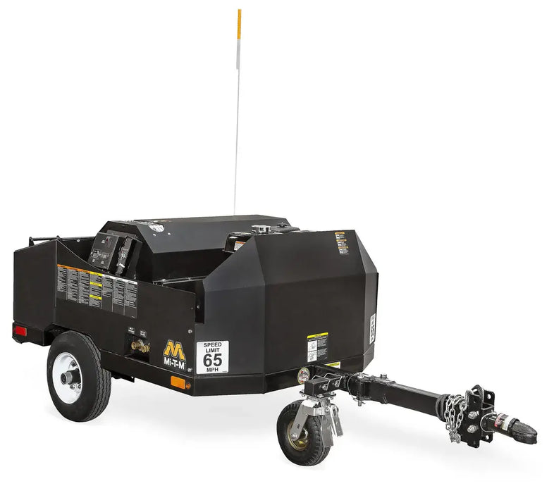 Hot Water Mini Trailer Pressure Washer | 12V Beckett Burner