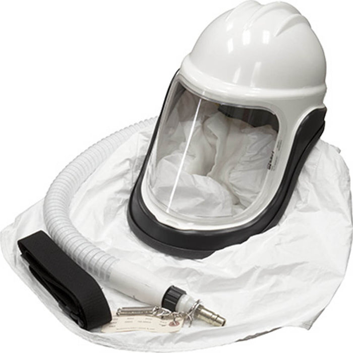 Bullard HMXi Type C Free-Air Pump Respirator – Tychem 2000 (QC) Shroud, F35 Constant Flow Connector, 1/2" Industrial Interchange