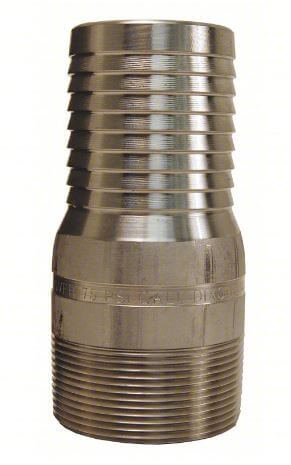 Pressure-Pro HN-200 Steel Hose Nipple – 2" Barb x 2" MPT