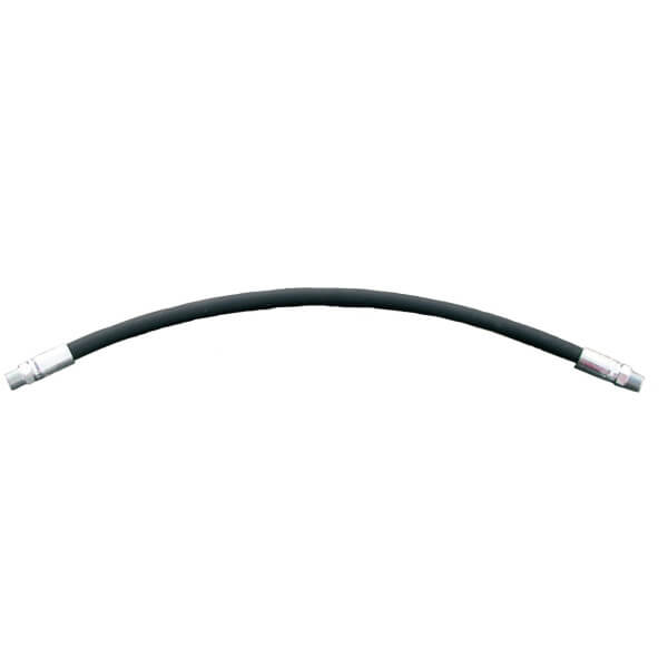 Pressure-Pro HOS300-024 3/8" x 24" Hose Assembly – 6000 PSI, Black (Bare)
