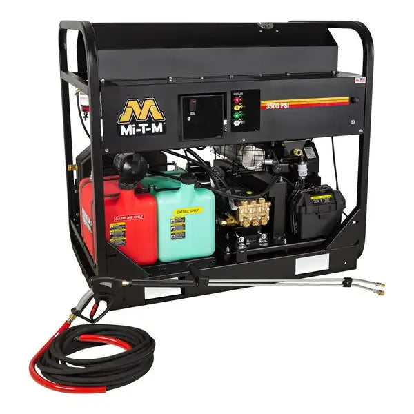 Mi-T-M HS Series Hot Water Pressure Washer – HS-3506-1MGK, Gasoline, Belt Drive, 3500 PSI, 5.6 GPM