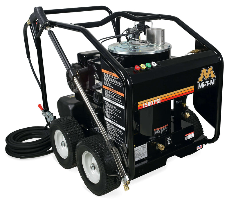 Mi-T-M HSE Series Hot Water Pressure Washer – HSE-1502-0MG10, Electric, Direct Drive, 1500 PSI, 2.0 GPM