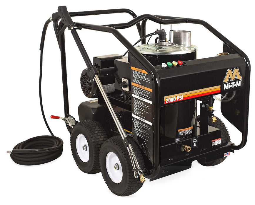 Mi-T-M HSE Series Hot Water Pressure Washer – HSE-2003-0MG10, Electric, Direct Drive, 2000 PSI, 3.0 GPM