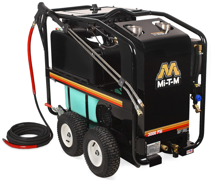 Mi-T-M HSE Series Hot Water Pressure Washer – HSE-3004-0M30, Electric, Belt Drive, 3000 PSI, 4.0 GPM