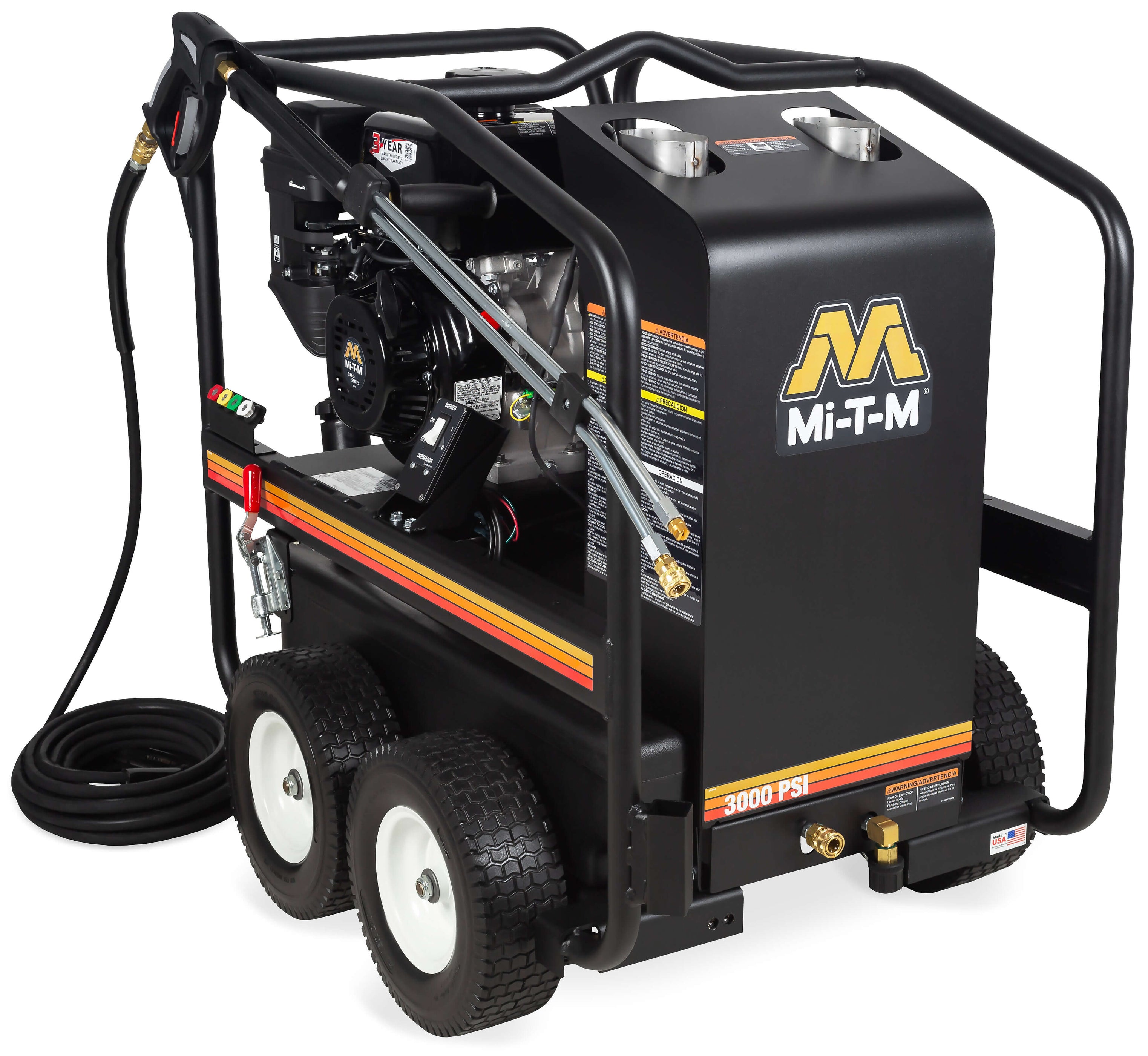 Mi-T-M HSP Series Hot Water Pressure Washer – HSP-3003-3MGM, Gasoline ...