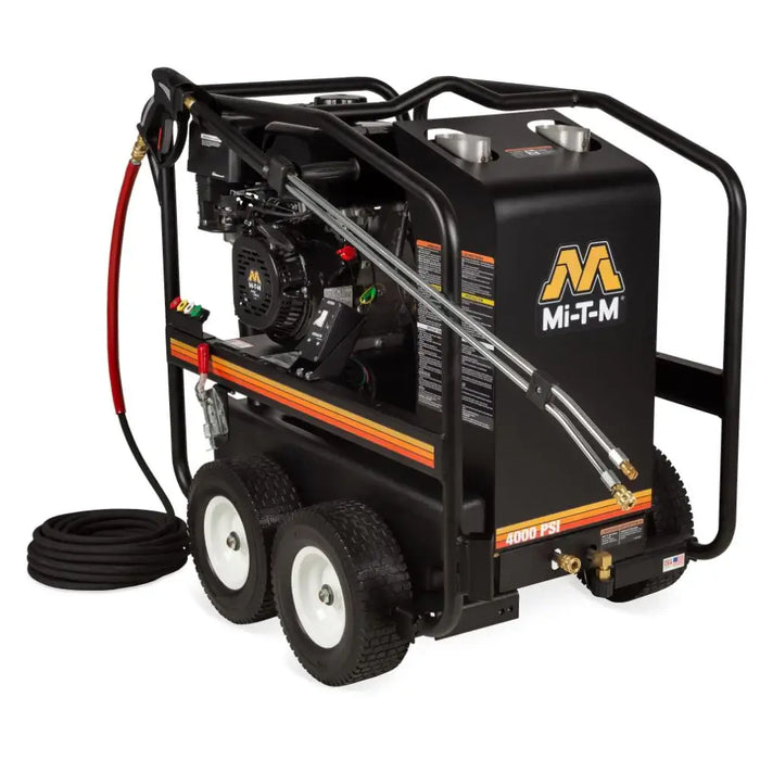 Mi-T-M HSP Series Hot Water Pressure Washer – HSP-4004-3MGM, Gasoline, Direct Drive, 4000 PSI, 4.0 GPM