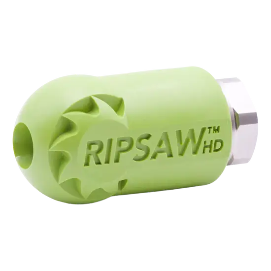 Hydra-Flex RIPSAW™ Rotating Turbo Nozzle – HD 8.0 Orifice, 3200 PSI Pressure Washer Nozzle