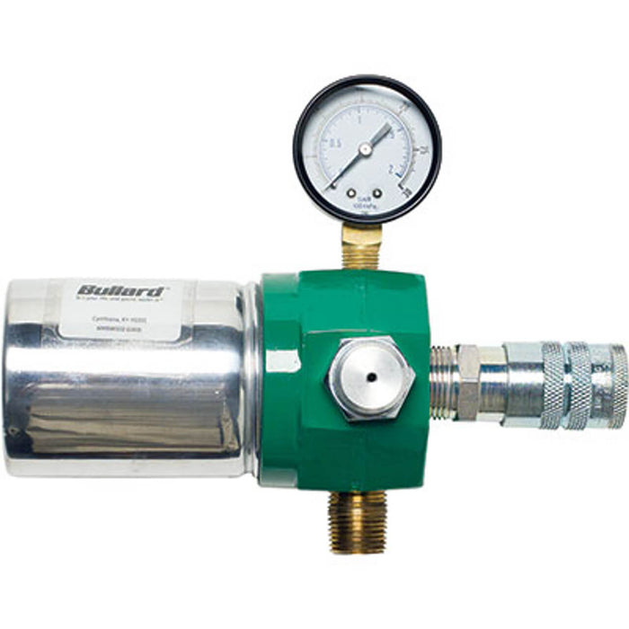 Bullard EDP10 Inline Filter Assembly – 1/2" Industrial Interchange Quick-Disconnect Coupler, 3/4" NPT (Free-Air Pump Accessory)