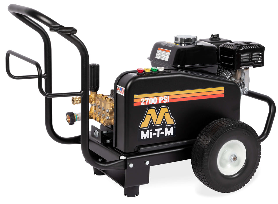 Mi-T-M JCW Series Cold Water Pressure Washer – JCW-2703-0MHB, Gasoline Belt Drive