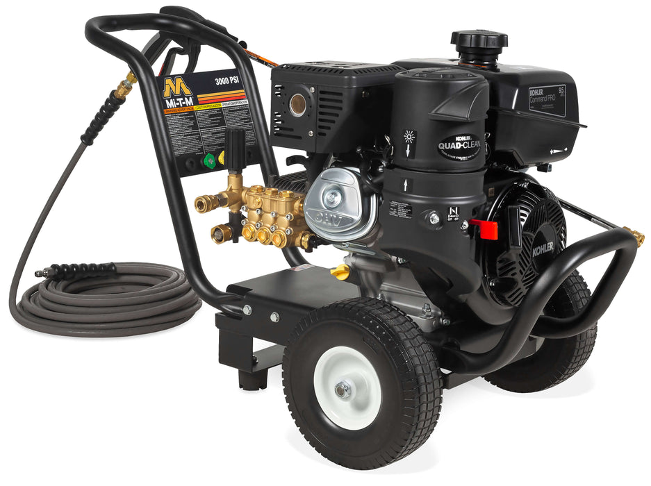 Mi-T-M JP Series Cold Water Pressure Washer – JP-3003-3MKB, Gasoline Direct Drive