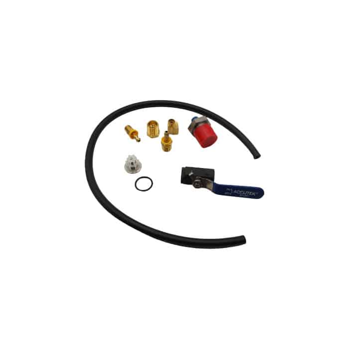 GP JVK066 Jetter Valve Kit – 1/4″ Ball Valve & Plumbing, Fits General Pump 66 Series (Tank Feed)