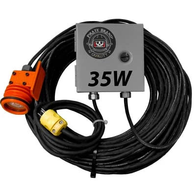120VAC-to-12VDC 35W Halogen Blast Light – Complete Assembly with 150-Foot Cord, 2400 CBCP