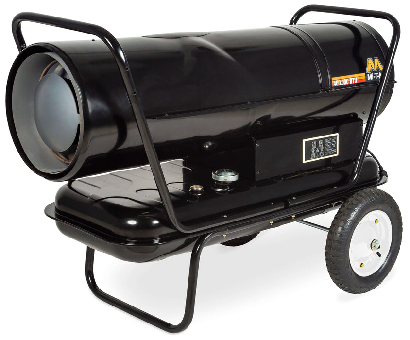 Mi-T-M Portable Kerosene Forced Air Heater – 120V, 1,400 CFM, 125 PSI, Model MH-0400-0M11