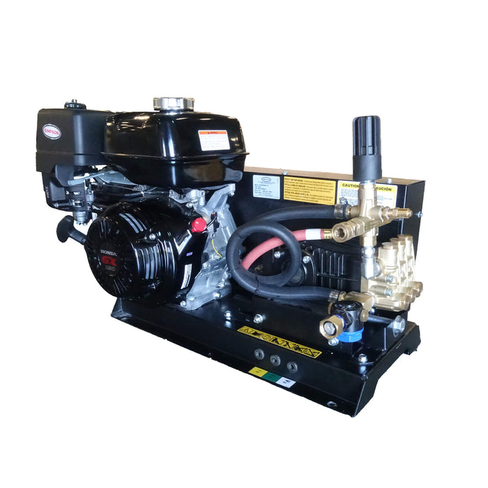 Simpson MTM3050241E Gas-Powered Truck-Mount Cold Water Pressure Washer – 3000 PSI, 5.0 GPM, Honda GX390 Engine