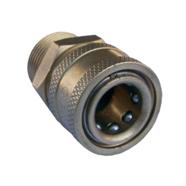 N10035 Brass Quick Connect Socket x Twist Coupler Plug Adapter