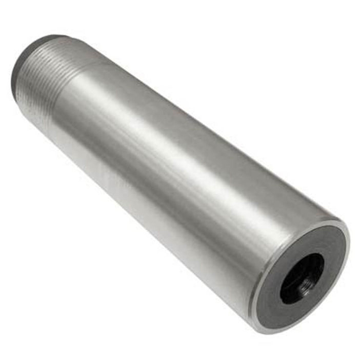 Nozzle – Boron Carbide Long Venturi, 7/16" Bore, 1" Entry, 1-1/4" NPSM Thread, Aluminum Jacket