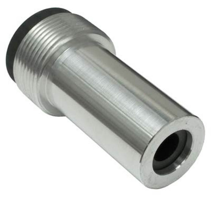 Nozzle – Tungsten Carbide Short Venturi, 3/16" Bore, 1" Entry, 1-1/4" Thread, Aluminum Jacket