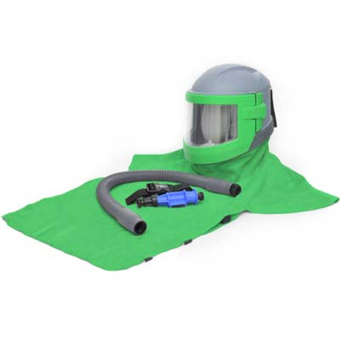 Respirator – RPB Nova 3 with 38" Leather Cape & Cool Tube, Includes Medium Side Pads, NIOSH TC-19C-456 Type CE