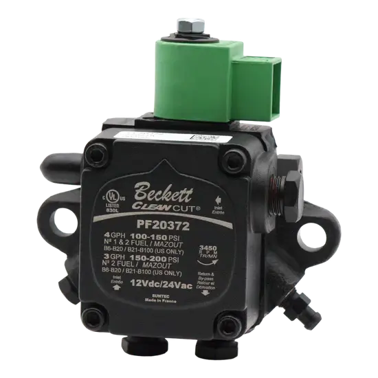 Beckett CleanCut 12V Fuel Pump 2184402U / PF20372U – OEM Replacement Part